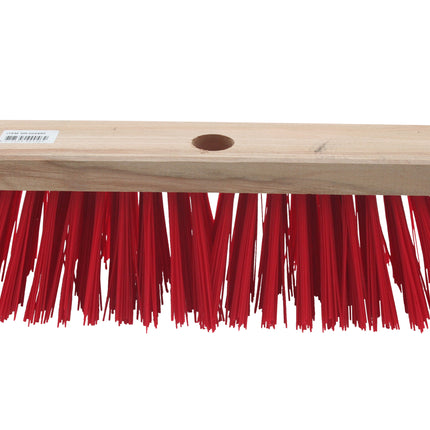 Bezem rood 30 cm – Werkbreedte 30 cm, Lichtgewicht, Voor nauwkeurige schoonmaakklussen