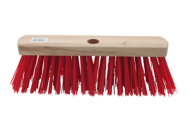 Bezem rood 30 cm – Werkbreedte 30 cm, Lichtgewicht, Voor nauwkeurige schoonmaakklussen