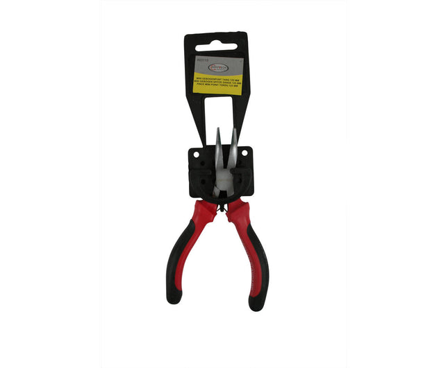 Gebogene Spitzzange Mini 125 mm für Präzisionsarbeiten in der Elektronik