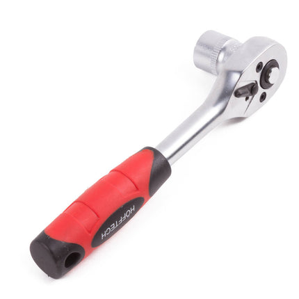 Dopsleutelset 14 dlg Cr-V, maten 4-14 mm, ideaal voor auto- en fietsreparaties.