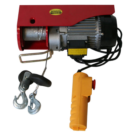 Hijsinrichting 250-500 kg, 12m kabel, 780W - Ideaal voor bouwprojecten.
