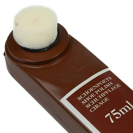 Schoenpoetsset Zwart/Bruin 75ml - Glanzend Leeronderhoud