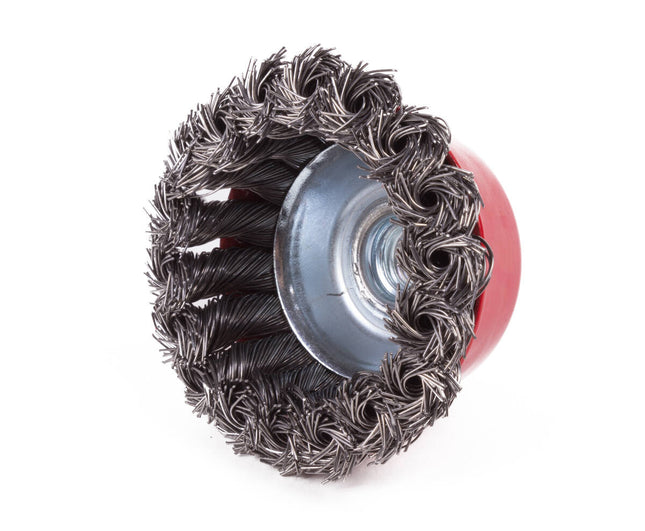 Staalborstel 75mm M14x2 voor Roest- en Verfreiniging, Max 12.500 RPM