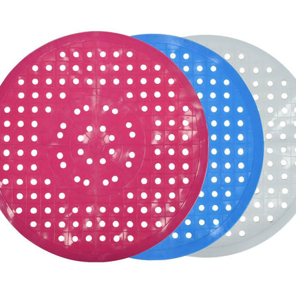 Ronde PVC Gootsteenmat 28cm: Beschermt glazen, eenvoudig schoon te maken.