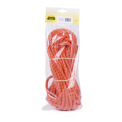 Polypropyleen Touw 8mm x 20m Oranje: Sterk voor Kamperen, Tuinwerk