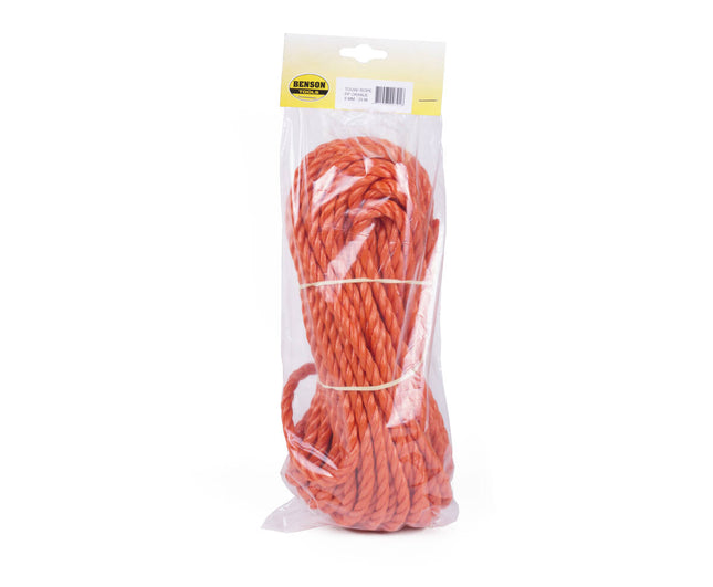 Polypropyleen Touw 8mm x 20m Oranje: Sterk voor Kamperen, Tuinwerk