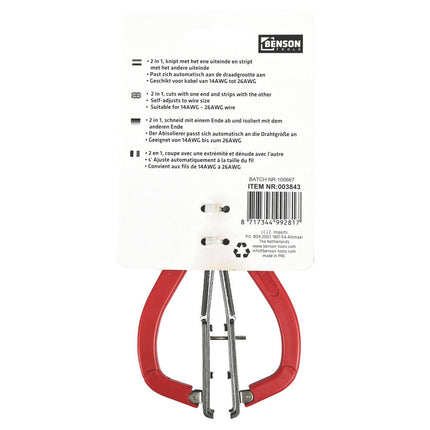 Afstriptang 2-in-1: Strip & Knip Draden voor Elektrische Klussen