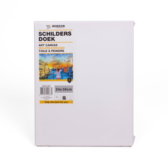 Schilders doek 24 x 30 cm – Geschikt voor olie, acryl verf en airbrush, 280g