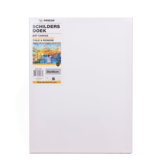 Schilders doek 30 x 40 cm – Geschikt voor olie, acryl verf en airbrush, 280g