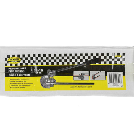 Pijpenbuiger 14-16 mm - Buigt Aluminium/Koper tot 180° moeiteloos