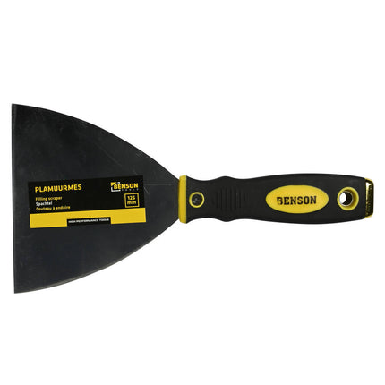 Plamuurmes 5" RVS, Soft Grip, Ideaal voor Gladstrijken en Verwijderen