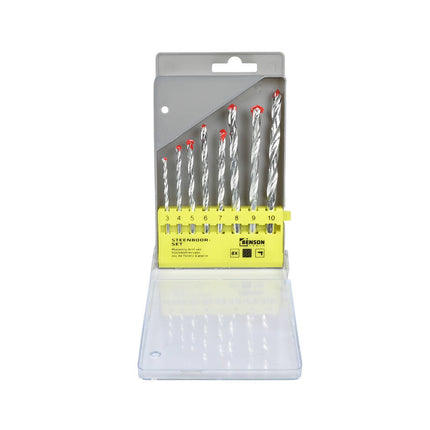 8-teiliges Steinbohrerset: 3-10 mm, ideal für Beton und Naturstein.