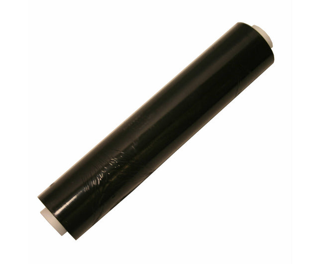 Schwarze Stretchfolie 50cm x 300m, 23 Mikron - Sichern Sie Ihre Ladung sicher