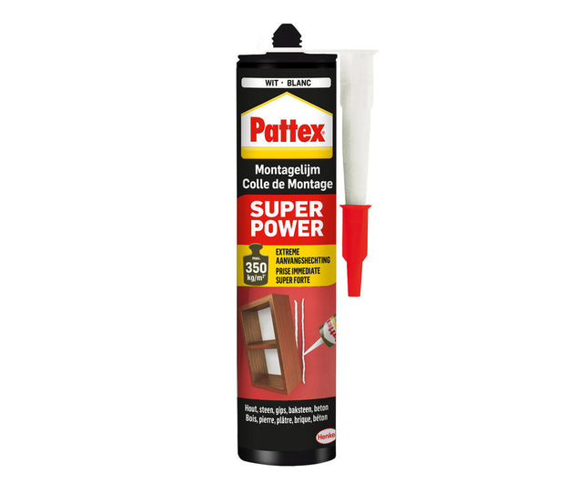 Pattex Powerfix 370gr: Sterke Lijm voor Hout, Metaal en Steen