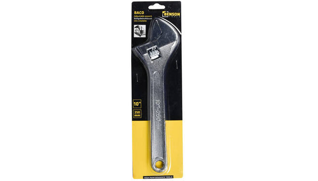 10" Bahco Verstelbare Moersleutel 0-30mm, Soft Grip, Ophangoog