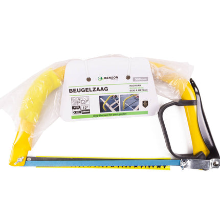 Beugelzaag 300mm, 2-in-1 voor Hout en Metaalbewerking, Wisselbladen
