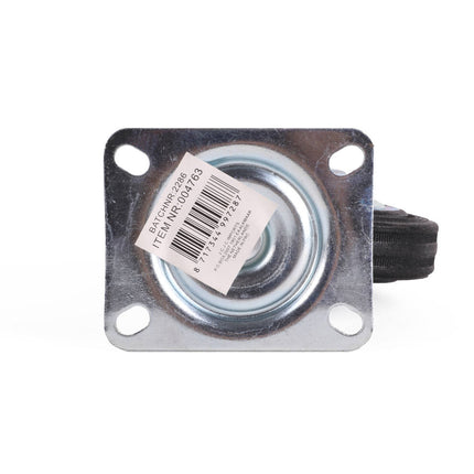 Zwenkwiel 100mm, Massief Rubber, 70kg, Perfect voor Zware Apparatuur