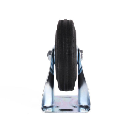 Bokwiel 125 mm - 100kg Draagkracht, Rubberen Grip, Stalen Velg