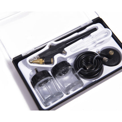 Airbrush Set 8-delig: Inclusief Compressor, Ideaal voor Kunst en Decoratie