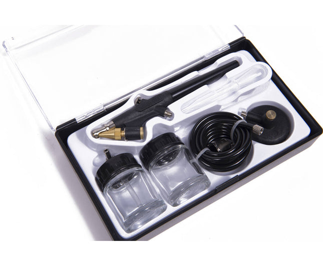Airbrush-Set 8-teilig: Inklusive Kompressor, ideal für Kunst und Dekoration