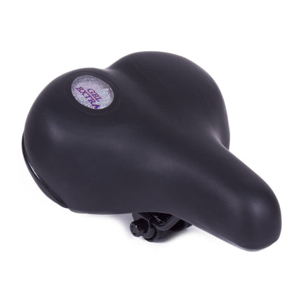 Fietszadel Gel, 27x17cm, Zwart, Voor Lange Fietstochten