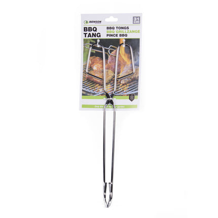BBQ Tang 31 cm RVS - Ideaal voor Grillen en Frituren