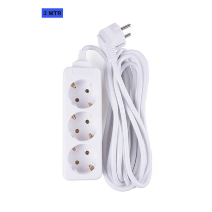 Stekkerdoos 3-Voudig 16A 3680W 3m Kabel voor Thuis & Kantoor Gebruik