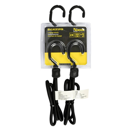 Bagagespin 100 cm, 4 haken, rekbaar tot 200 cm - Ideaal voor bagage.