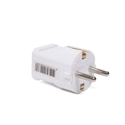 Stekker RA Wit 16A 250V 3500W - Ideaal voor Huishoudelijke Apparaten