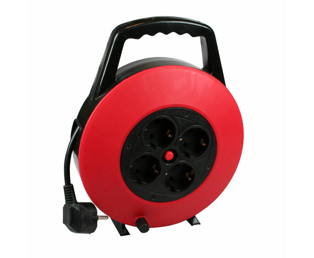 Kabelbox 7.5m, 2300W, 4.8A, Grip, Veilig voor Thuis/Bouwplaats