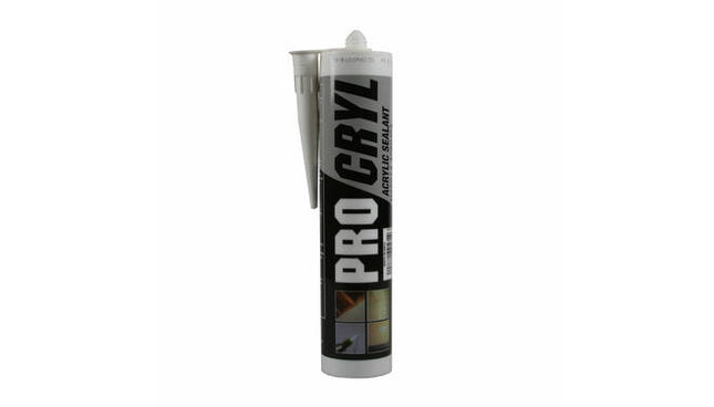 Acrylatdichtstoff Weiß 310ml - Ideal zum Reparieren von Fugen und Rissen