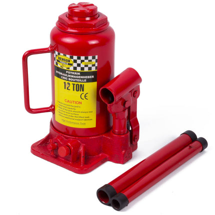 Potkrik 12 Ton - Hefbereik 210-395mm, Ideaal voor Voertuigonderhoud
