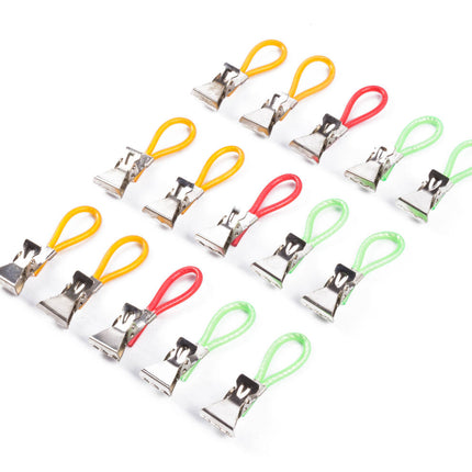Handdoekknijpers 15-delig: Kleurrijk, 5.3cm, Perfect voor Badkamer