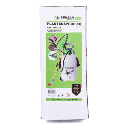 Plantensproeier 5 Ltr met Veiligheidsventiel en Instelbaar Sproeipistool