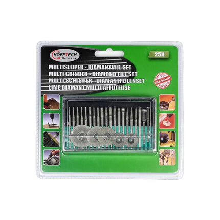 Diamantvijl Set 25 dlg - Precisiewerk voor hout en metaalbewerking