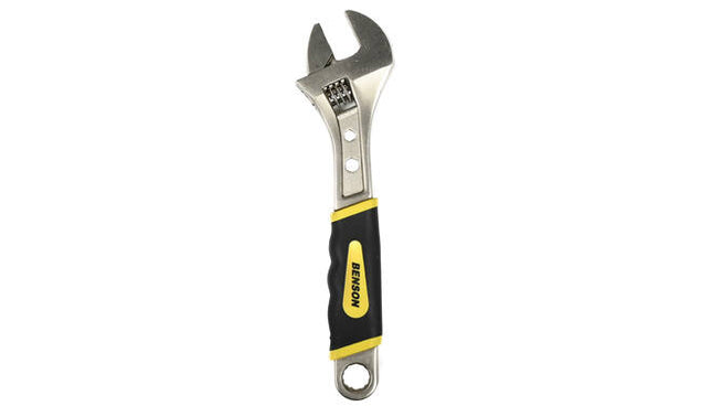 Baco 10" Verstelbare Moersleutel, 0-30 mm, Soft Grip Handvat, 250 mm