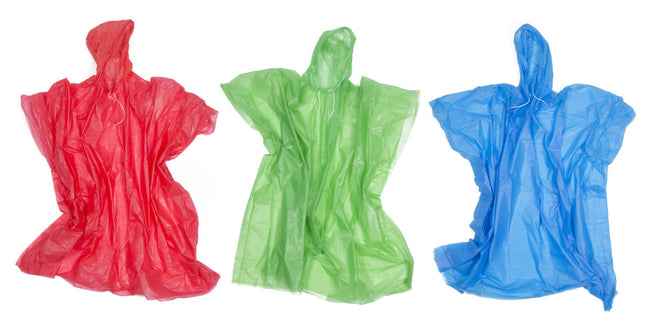 Poncho lichtgewicht mix – lengte 100 cm, breedte 124 cm, gewicht 61 gram, dikte 0,03 mm