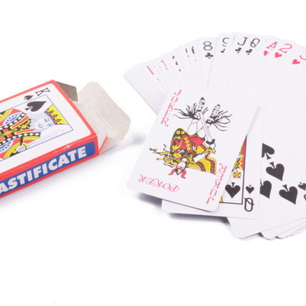 Speelkaarten enkel – Afmeting per kaart ca. 8,5 x 5,5 cm, 5,5 cm