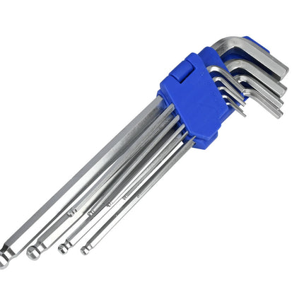 Inbus Sleutelset 9-delig Profi, Staal, Voor Meubelmontage & Reparaties