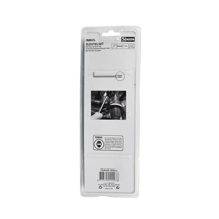 Inbus Sleutelset 9-delig Profi, Staal, Voor Meubelmontage & Reparaties
