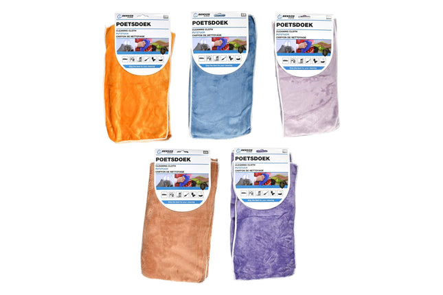 Poetsdoek 2 dlg multifunctioneel – Aantal 2 stuks, Afmeting 17 x 35 cm en 35 x 35 cm
