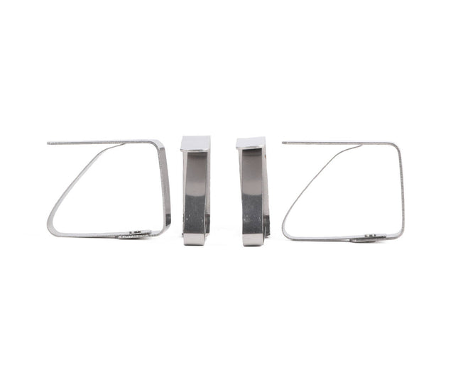 RVS Tafelkleedklem 4st - Voor Tafels tot 3.5cm Dikte, Binnen/Buiten