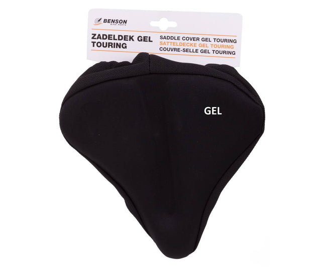Zadeldek Gel 260x250mm met Gleuf - Comfort en Schokabsorptie voor Fietstochten