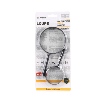 2-Delige Loupe Set Ø90mm/Ø60mm - Perfect voor Juistheid & Details