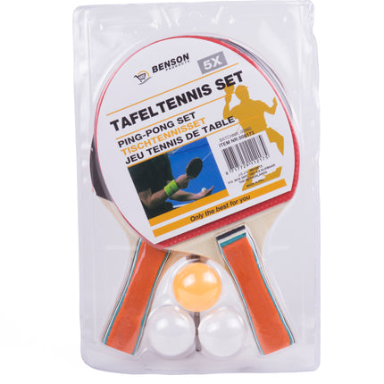 Tafeltennis set 5 dlg – afmeting 15 x 25 x 0.5 cm, 0.5 cm