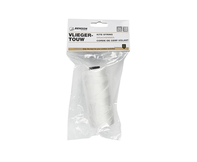 Vliegertouw 0.5mm x 200m Wit - Ideaal voor Diverse Vliegers