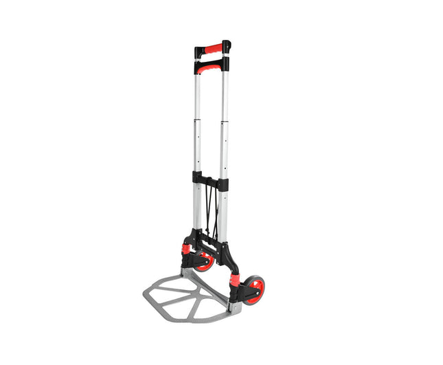 Opklapbare Steekwagen 60 kg Alu, Verstelbare Handgreep, Inclusief Snelbinder