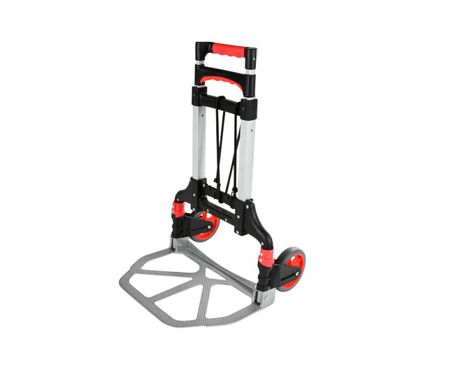 Opklapbare Steekwagen 60 kg Alu, Verstelbare Handgreep, Inclusief Snelbinder