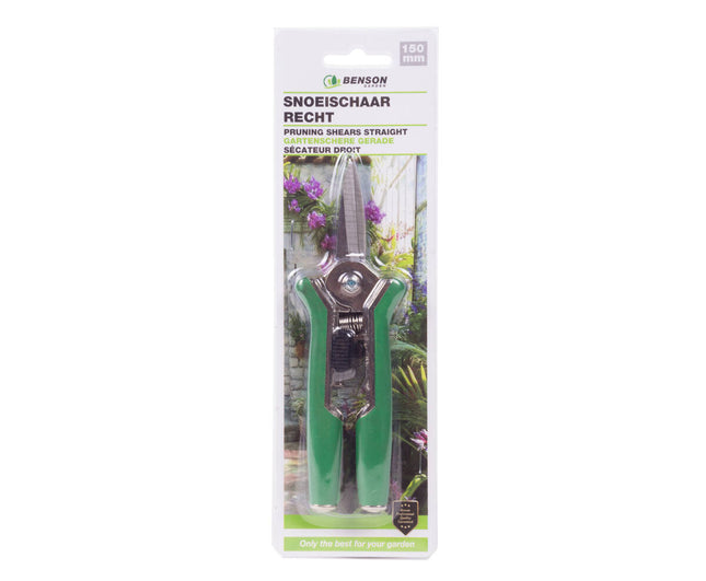 Snoeischaar Bloemen Recht Chi, 15cm, knipt takken tot 6mm dik.