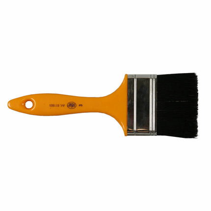 Platte Kwast 3" Geel - Perfect voor Muren, Plafonds & Meubels schilderen